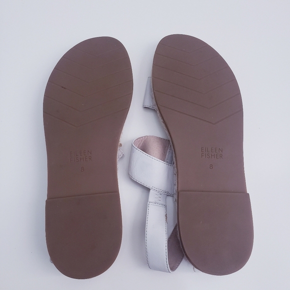 Eileen Fisher Max Espadrille Sandal In Washed Leather - Picture 5 of 6